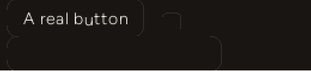 Zoomed crop showing the demo's checkbox rendering as an unrecognizable curved fragment instead of a checkbox